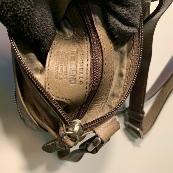 The Trend brown leather crossbody - Picture 5 of 9